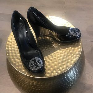 Tory Burch Sophie Black Patent Leather Size 11